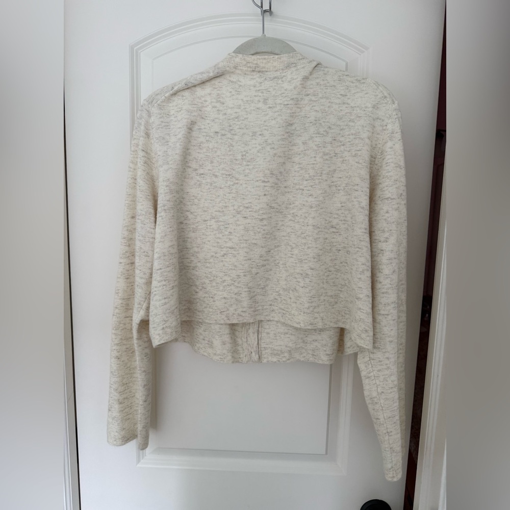 Aritzia Sicily Cardigan size large heather birch - Picture 4 of 5